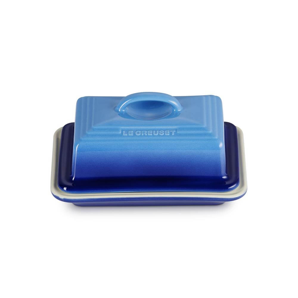 Le Creuset Azure Stoneware Butter Dish